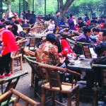 Tea houses reopened in 1981 after being shut for 15 years.