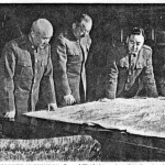 "Hundred Victories" Gen. Wei Lihuang (centre) was another of the four moles who helped doom the Nationalists, here photographed for 'Life' magazine.  He delivered over half a million of Chiang's best troops and Manchuria to Mao in 1948.