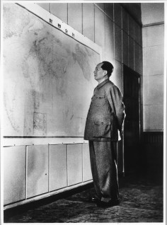 Contemplating a map of the world during the famine in 1061.  He told his inner circle: 'We must control the earth!"