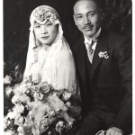 The wedding of May-ling and Chiang Kai-shek’s, December 1927. She became the first lady of China when Chiang established a Nationalist government in 1928. 