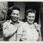 Ching-kuo and his wife Faina Vakhreva, a former Russian technician, whom he had met in Russia when he was kept there as a hostage by Stalin. 