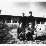 My grandmother's brother Yu-lin with his wife and children in front of the house they had just built for themselves after ten years' exile in the country, in 1976.  It was then they decided to get in touch with my grandmother aftewr a decade of silence.  They sent the photo to tell her they were all right, not knowing that she had died seven years earlier.