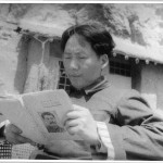 Mao posing outside one of his residences in 1939 reading Stalin for a documentary by Stalin's favourite film-maker, Roman Karmen, who duly reported back on Mao's 'devotion'.