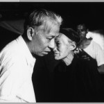 President Liu Shao-ch'i visiting his home village in Hunan in spring 1961.  He listens aghast to an elderly peasant. This trip propelled him to ambush Mao and halt the Leap - and the famine.